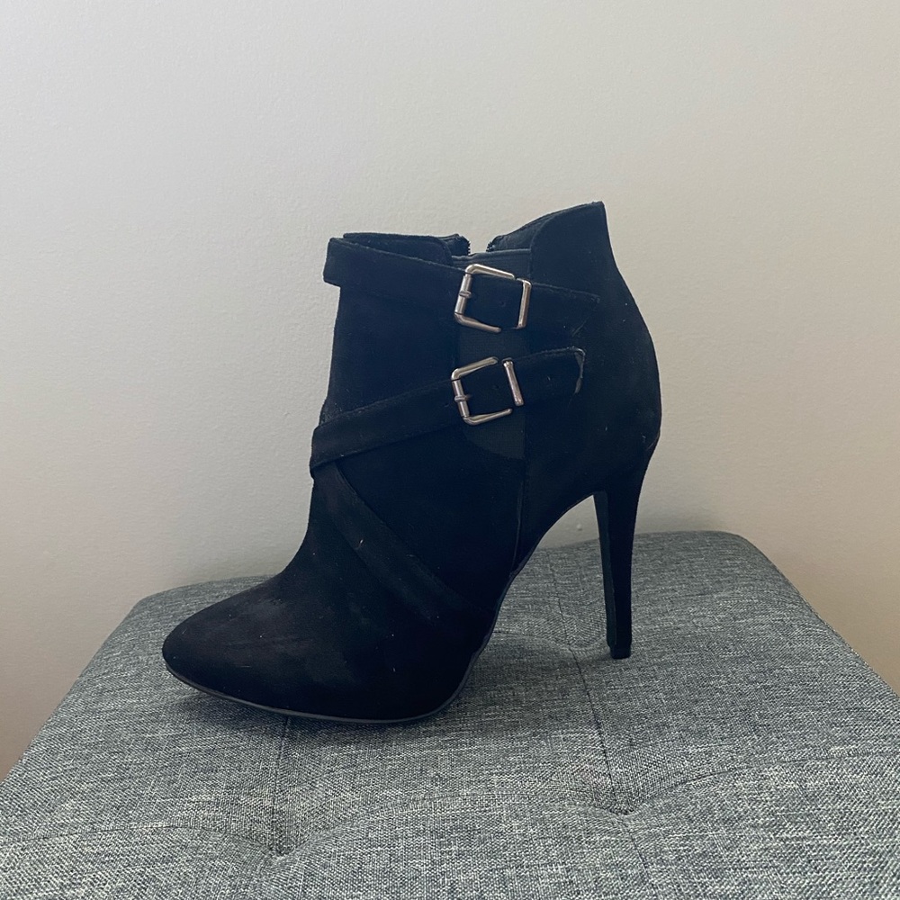 Black Heeled Booties